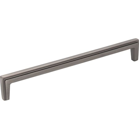 Jeffrey Alexander 192 mm Center-to-Center Brushed Pewter Lexa Cabinet Pull 259-192BNBDL